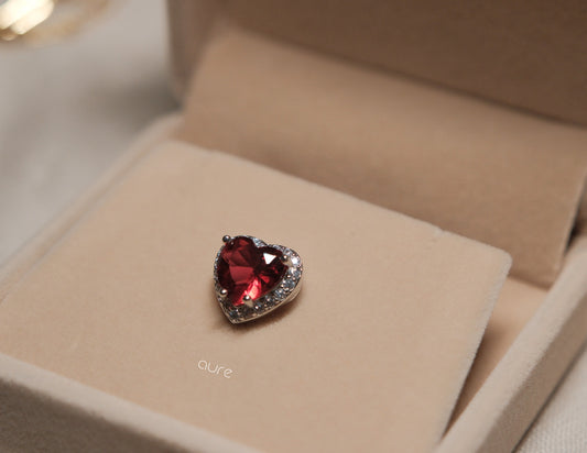 lab grown red ruby gem