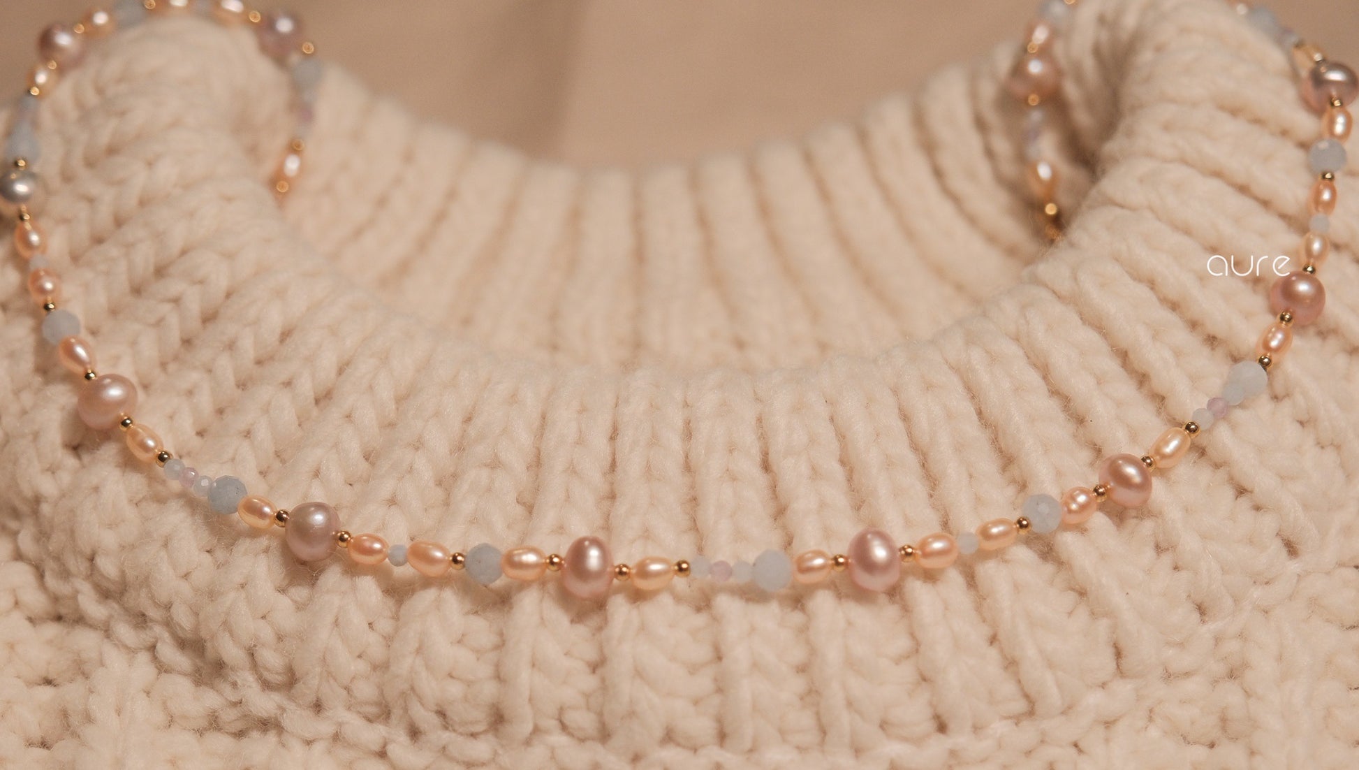 Freshwater Pearl Necklace full view