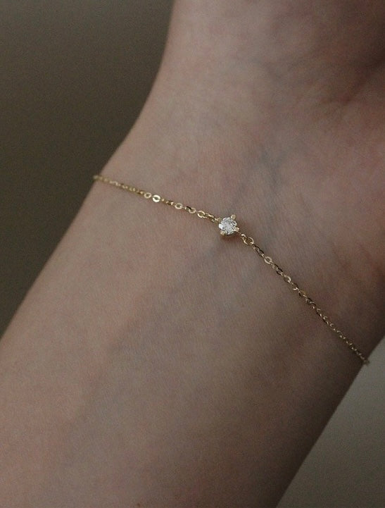 Brilliance Solitaire Bracelet