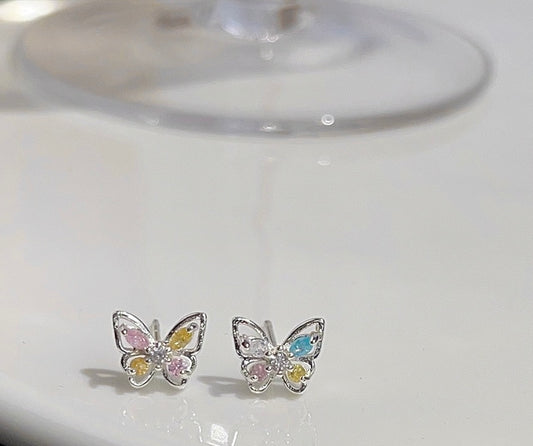 Small Butterfly Stud Earrings