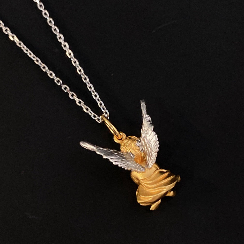 Angel Wing Necklace back